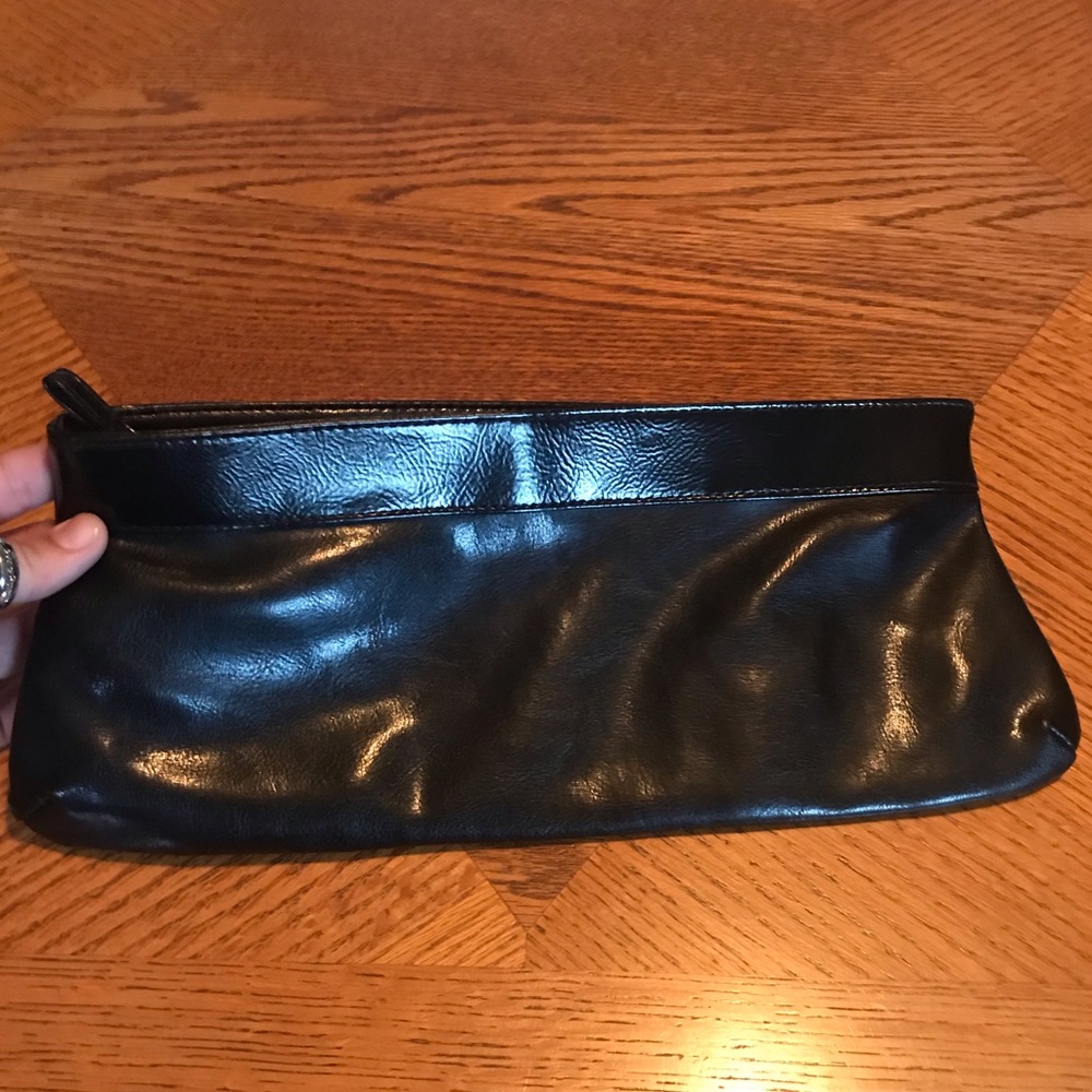 NWT black clutch